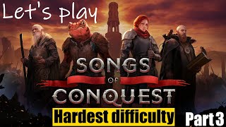 Songs of Conquest campaign playthrough on Overwhelming difficulty full release part 3 [upl. by Annim208]