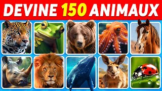 Devine 150 ANIMAUX en 3 secondes  Facile Moyen Difficile Impossible [upl. by West]