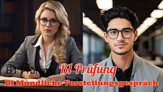 B1 Prüfung Mündliche Vorstellungsgespräch [upl. by Woodford61]