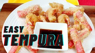 Easy Tempura Recipe  Shrimp Tempura Batter Recipe Tempura Sauce Recipe [upl. by Iinde]