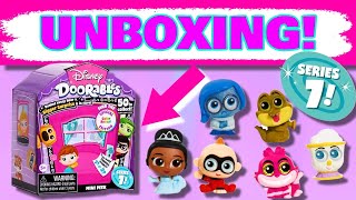 UNBOXING Disney Doorables Series 7 Just Play blind box toy opening [upl. by Hughmanick190]