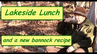 Lakeside Lunch and a new bannock recipe [upl. by Aramen281]