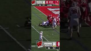 Wisconsin is blowing out Rutgers 👀 [upl. by Eenoj180]