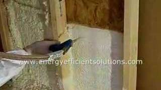 Installing Spray Foam Insulation [upl. by Eenel596]