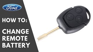 BEST  How to change Ford key remote key battery  Focus Ka Kuga Mondeo Fiesta [upl. by Ettennad]