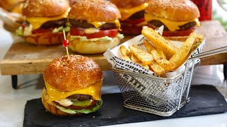 Recette des Hamburgers maison 🍔 [upl. by Humfrid]