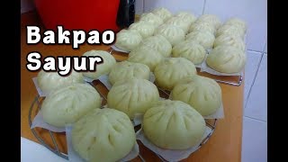 Resep Bakpao sayur Vegetable steamed buns [upl. by Raimondo]