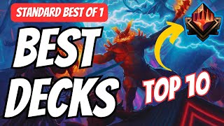 Top 10 Standard Best of One Bo1 Decks on MTG Arena [upl. by Elreath]