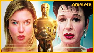 SUPERAÇÃO A TRISTE HISTÓRIA DE RENÉE ZELLWEGER ATÉ O OSCAR  Retrato Omelete [upl. by Beau912]