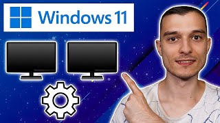 Windows 11 mehrere Bildschirme einrichten auf dem PC [upl. by Herrmann756]