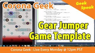 Corona SDK Gear Jumper Game Template Walkthrough [upl. by Julide]