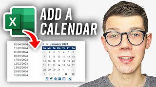 How To Add Calendar In Excel  Full Guide [upl. by Niles]