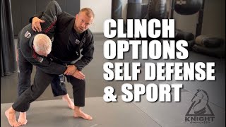 Clinch Overhook vs Underhook  JiuJitsu Self Defense [upl. by Normac]