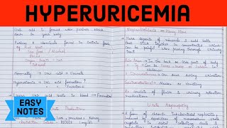 Hyperuricemia  Easy notes and explanation in hindi [upl. by Eriam332]