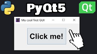 Python PyQt5 BUTTONS are easy 🛎️ [upl. by Blunt888]