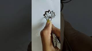 Beautiful Lotus Flower Mehndi Design Tutorial  StepbyStep Henna Guide for Beginners [upl. by Clancy167]