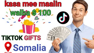 SIDA TIKTOK LACAG LOOGA SAMEEYO adigoo joogo  Somalia tiktokgifts [upl. by Etennaej]