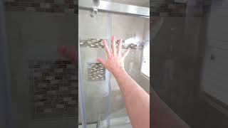 Shower door QUICK REVIEW  Roomtec frameless shower door  amazon product review [upl. by Spanjian609]