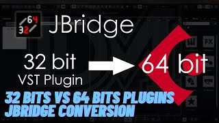 32 Bits Vs 64 Bits Plugin Jbridge Conversion Process and Uses  Jbridge vr 15 cubase nuendo [upl. by Bascomb]