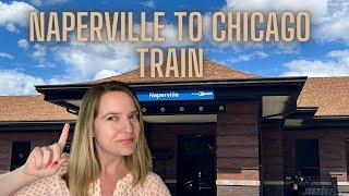 Naperville to Chicago  Naperville Train Station  Naperville to Chicago Train [upl. by Inverson]