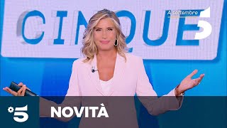 Pomeriggio Cinque  A settembre su Canale 5 [upl. by Ainedrag]