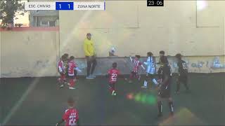 1T ESC CHIVAS RIOS vs ZONA NORTE 2017  4a Jornada Copa 2024 LMT [upl. by Cathrine634]