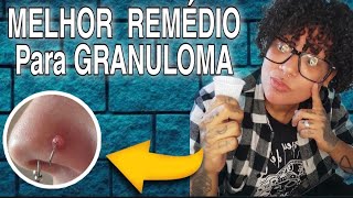 Como tirar granuloma de qualquer Piercing [upl. by Bakeman420]