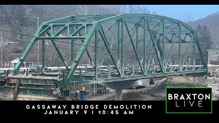 Gassaway Bridge Demolition [upl. by Bratton89]