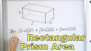 Surface Area of a Rectangular Prism  7615 [upl. by Agnella]