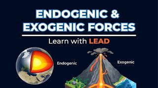 Endogenic and Exogenic Forces  Learn with LEAD  LEAD [upl. by Nevsa299]