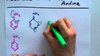 Resonance Structures of Aniline [upl. by Kath]