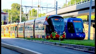 Tram de Montpellier  Corum  Ligne 1 2 et 4 [upl. by Kevan117]