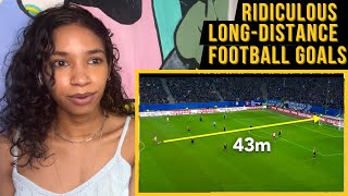 Longdistance football soccer goals but they get increasingly more ridiculous  reaction [upl. by Phelan]