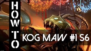 Kog Maw Guide German Season 6 Gameplay Deutsch Commentary S6 Part 1 [upl. by Ivon302]