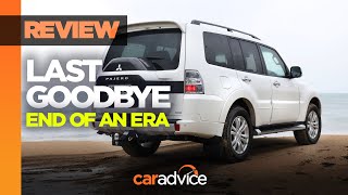 2019 Mitsubishi Pajero Shogun review Farewelling a hero  CarAdvice Drive [upl. by Ayram]