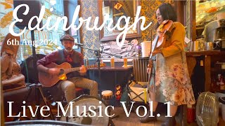 Live music 1  McGonagalls Gin amp Whisky Emporium in Edinburgh  Spiral Scouts edinburghmusic [upl. by Araht]