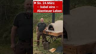 Bau eines Lehmbackofen  Live im TV  So 2403 bei Abenteuer Leben  Kabel Eins [upl. by Xylia419]