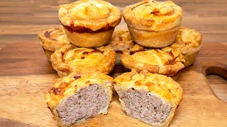 Mini Pork Pies Very easy to make and delicious [upl. by Bainter]