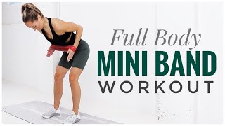 Full Body Mini RESISTANCE BAND Workout [upl. by Tom951]