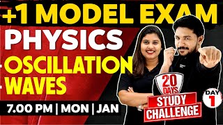 1 Physics Model Exam  Oscillations  Waves  Chapter 13 14  Full Chapter Exam Winner [upl. by Kimberlyn]