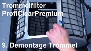 Trommelfilter Oase ProfiClear Premium  Filtertechnik Seminar Video 9  Demontage der Trommel [upl. by Atinahc664]