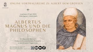 Albertus Magnus und die Philosophen  Dr Alessandra Beccarisi [upl. by Eitirahc945]