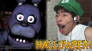 ESPECIAL DE HALLOWEEN  Five Nights At Freddys  Fernanfloo [upl. by Philemol]