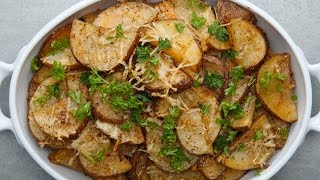 Roasted Garlic Parmesan Potatoes [upl. by Eloisa397]