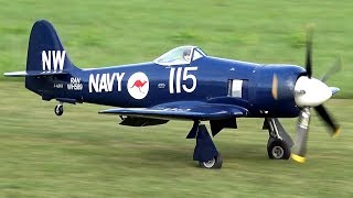 BEST SOUNDING RC PLANE EVER  SEA FURY WITH HUGE PROP [upl. by Sabine844]