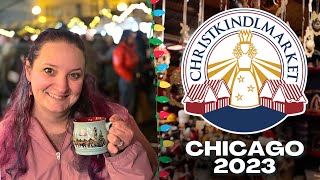 Christkindlmarket 2023 in Chicago Our First Time at this AMAZING Holiday Market [upl. by Nomis599]