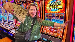 Risking 1000 Playing The Newest Quick Hit Slot Machine [upl. by Enerod728]