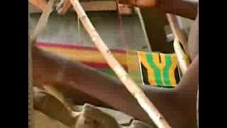 kente weaving in Ghana [upl. by Stepha895]