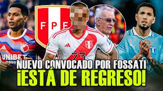 ¡REGRESA NUEVO CONVOCADO x FOSSATI  ENTRADAS PERU URUGUAY  MARCOS LOPEZ COPENHAGEN  SERGIO PEÑA [upl. by Alta]