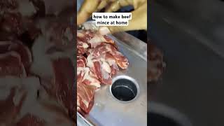 how to make beef mince at home [upl. by Hanshaw523]